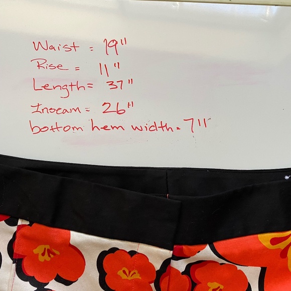 Worthington summer colourful stretch capris. cotton blend. Sz 18. - Picture 11 of 11